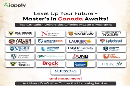 Level Up Your Future - Masters in Canada Awaits - Upcoming Intakes!